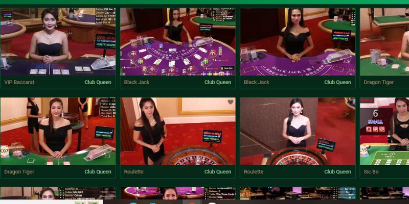 Một trong số các sảnh casino trực tuyến tại FB88